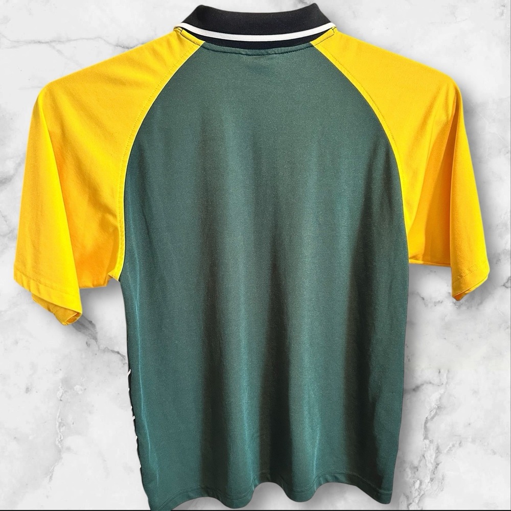 Vintage Nike Jersey Green Yellow Men's Size‎ Medium - Picture 2 of 4